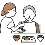 Meal Assistance Male SVG Icon